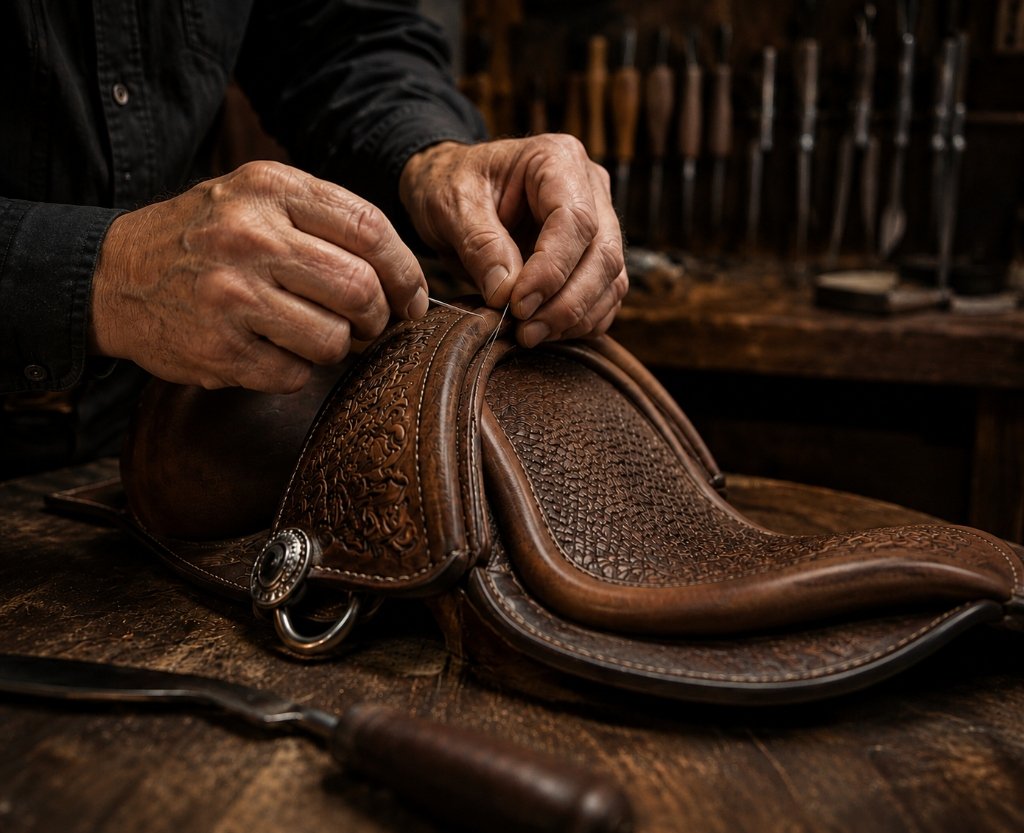 Crafting a saddle